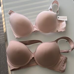 Lucky Brand Women's Blush Lace Accent Bra NWT